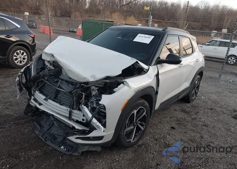 2022 Chevrolet Trailblazer Fwd Rs z USA, uszkodzony, nr VIN KL79MTSL8NB140312